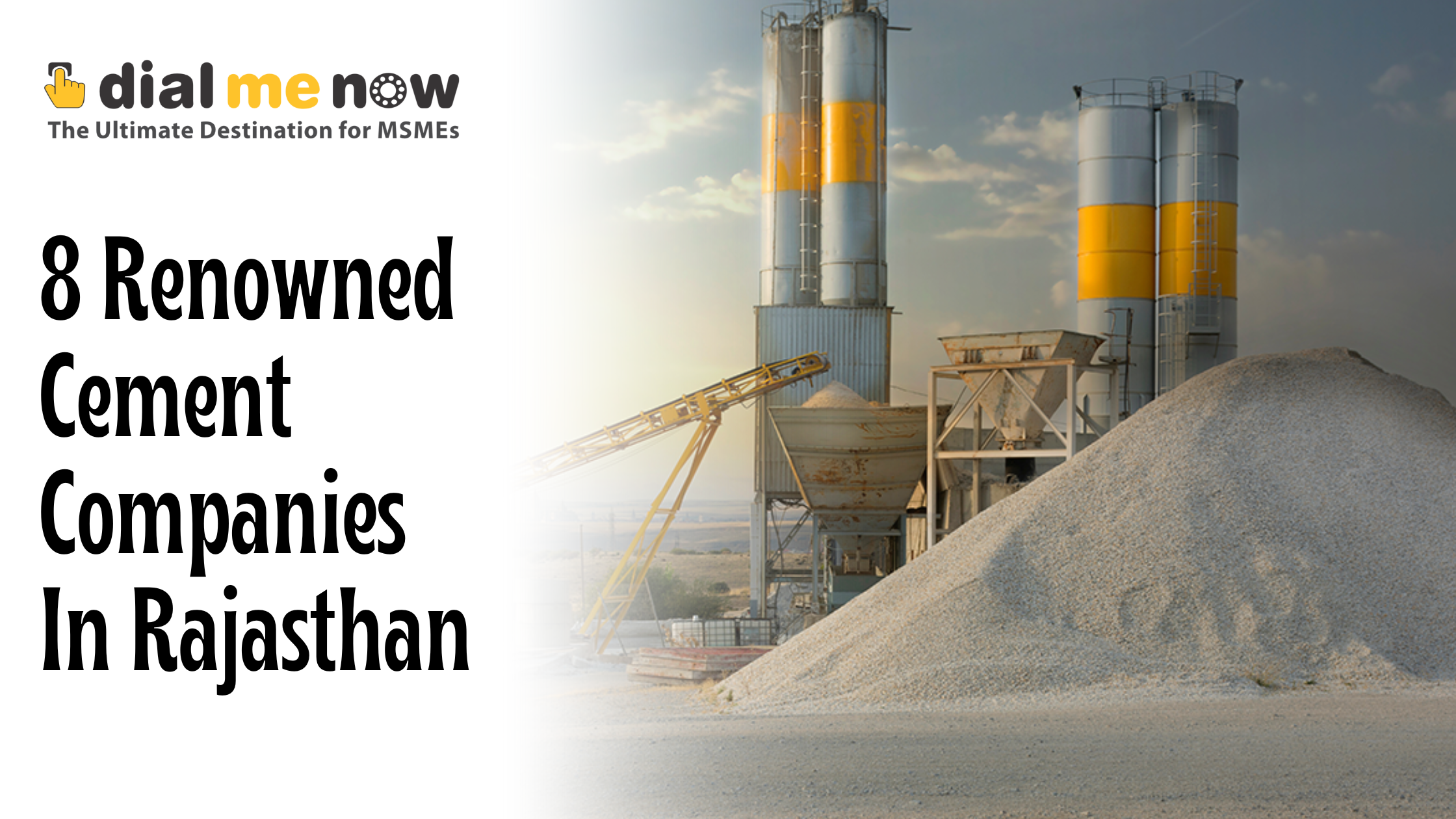 Image for Cement Manufacturing Companies In Rajasthan (2025 Updated List)