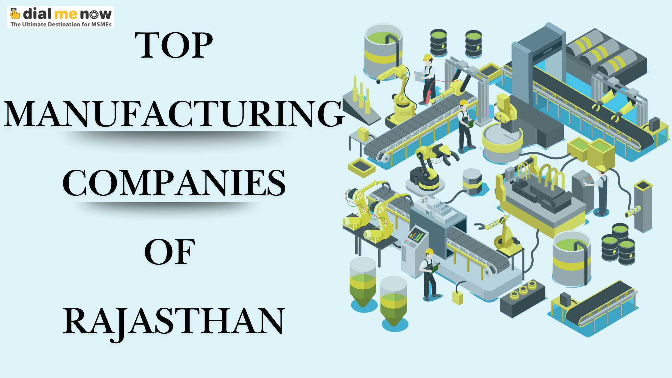 Image for Top Manufacturing Companies in Rajasthan Dominating in 2025