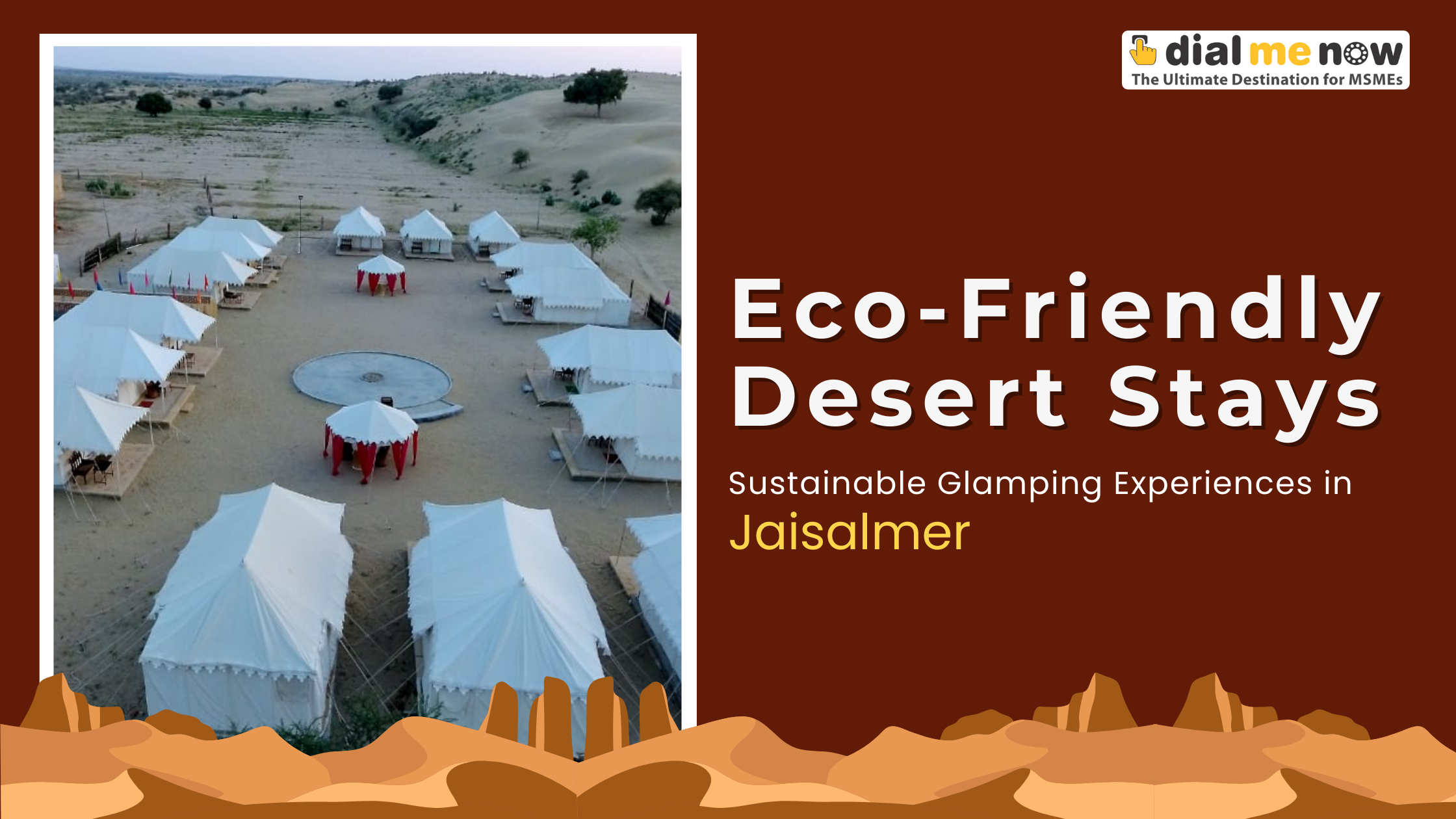 Image for Eco-Friendly Desert Stays: Sustainable Glamping Experiences in Jaisalmer