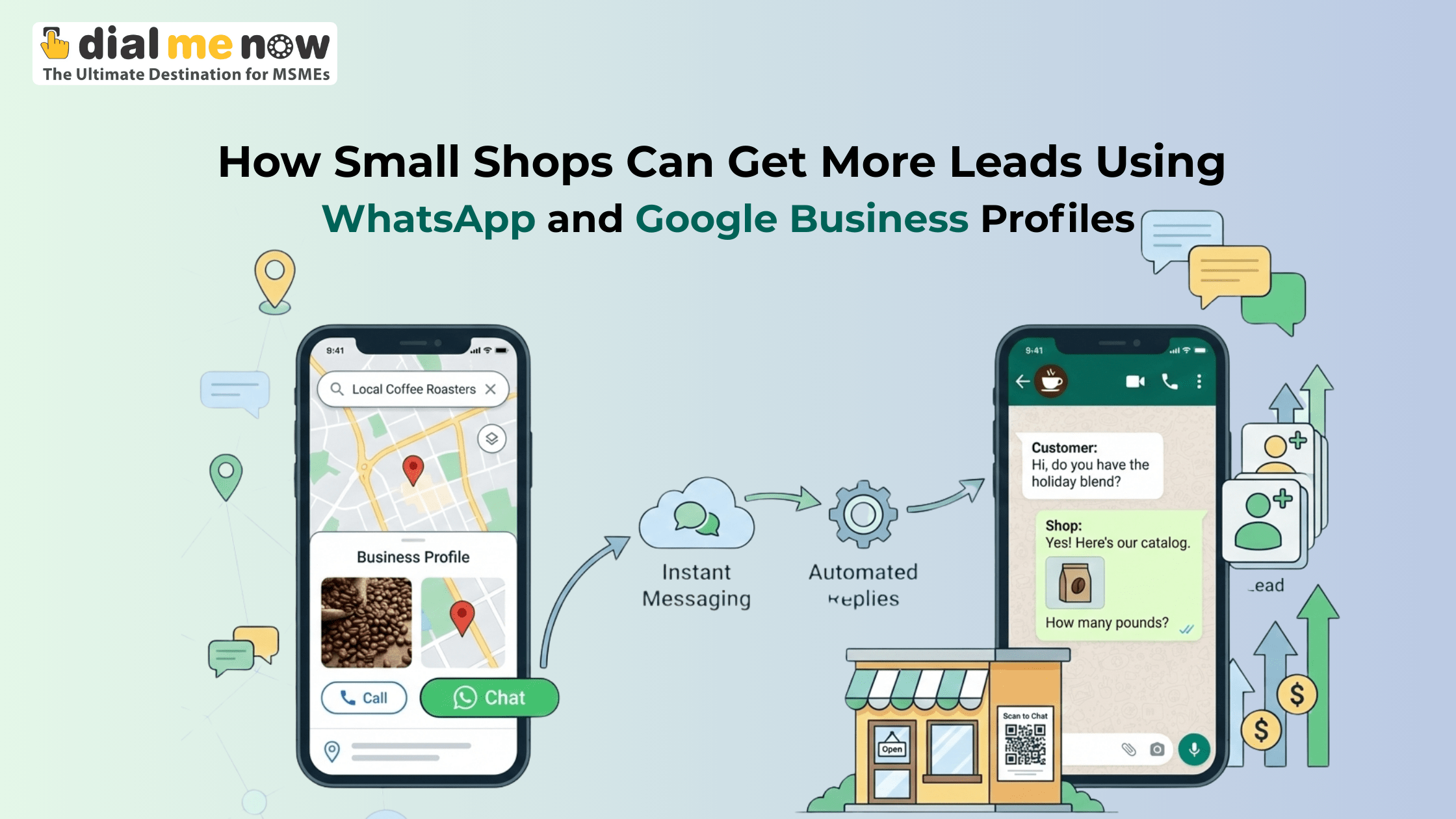 How Small Shops Can Get More Leads Using WhatsApp and Google Business Profiles