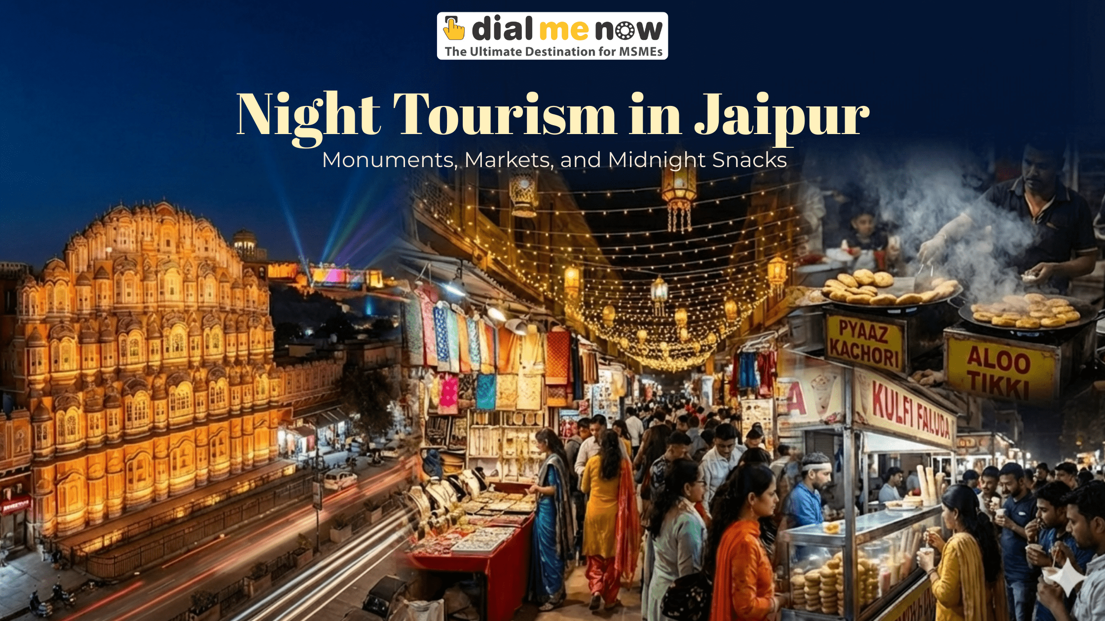 Night Tourism in Jaipur: Monuments, Markets, and Midnight Snacks