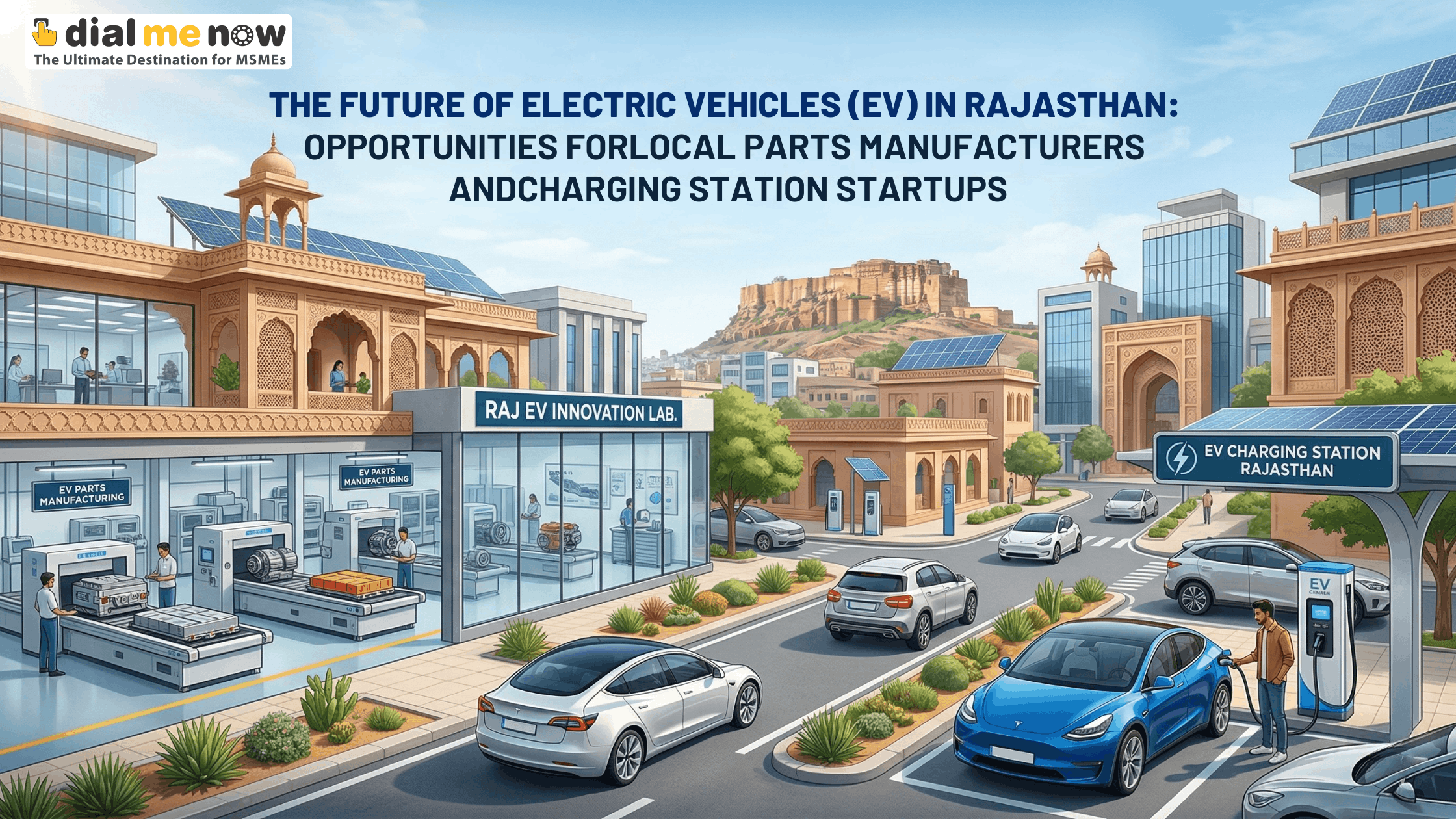 The Future of Electric Vehicles (EV) in Rajasthan 2026: A Roadmap for Manufacturers and Startups