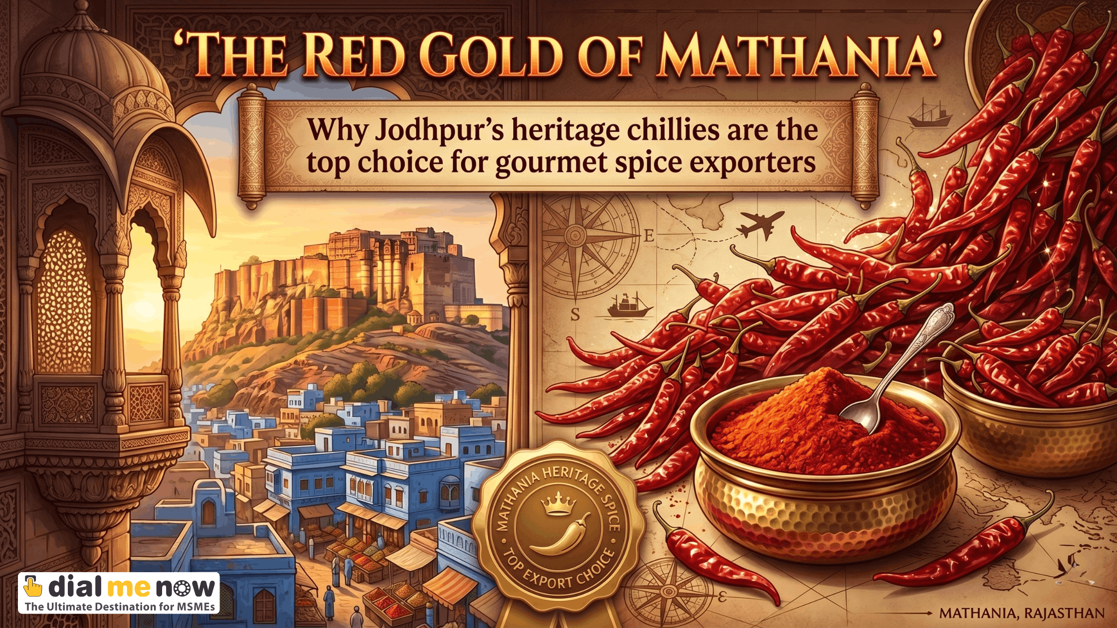 The Red Gold of Mathania: Why Jodhpur’s Heritage Chillies are the Top Choice for Gourmet Spice Exporters