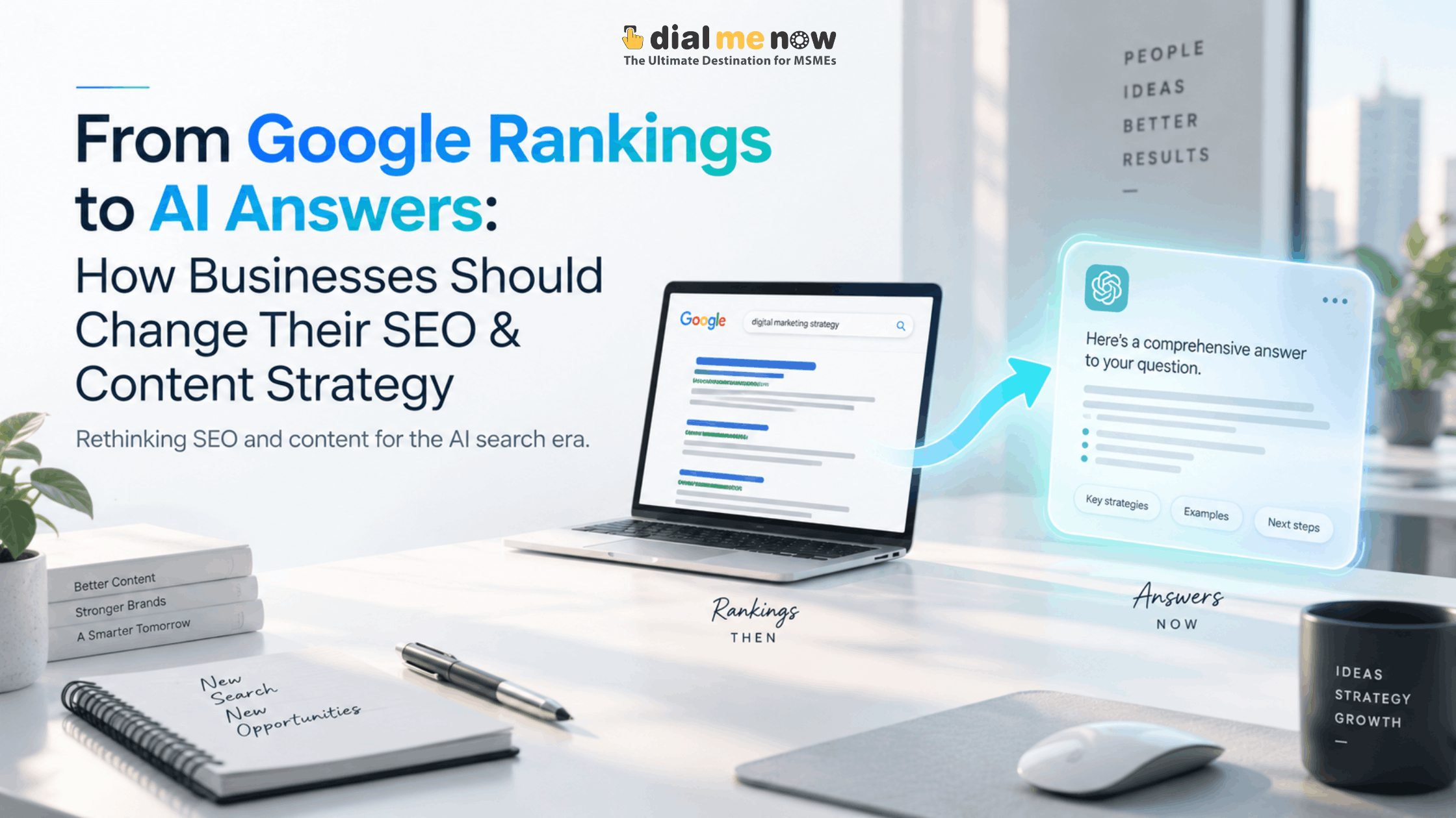 From Google Rankings to AI Answers: How Businesses Should Change Their SEO & Content Strategy